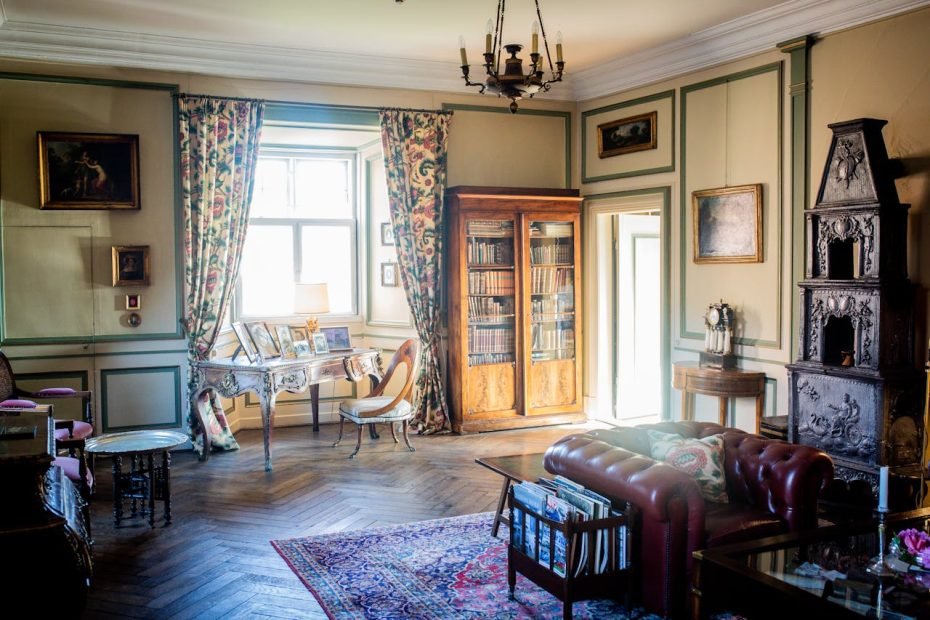 A beautiful interior after moving into historic New Jersey homes.