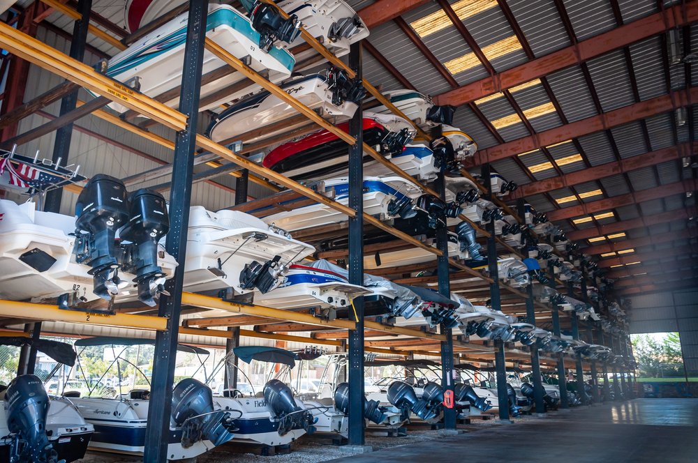 indoor boat storage